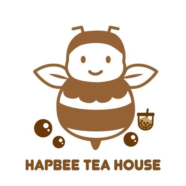 Hapbee Tea House 單色 Logo